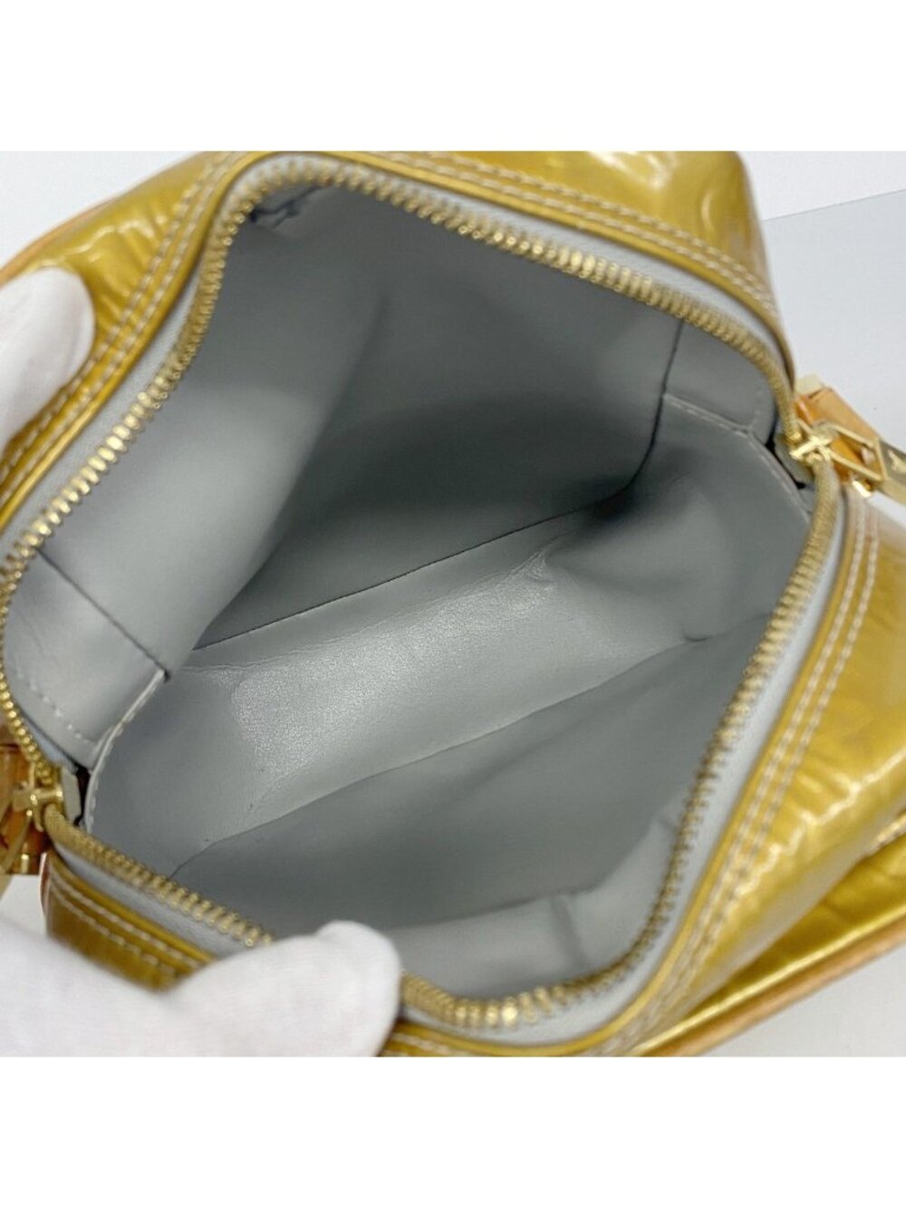 Louis Vuitton Shoulder Bag Vernis Woo Star Gray - Picture 4 of 10